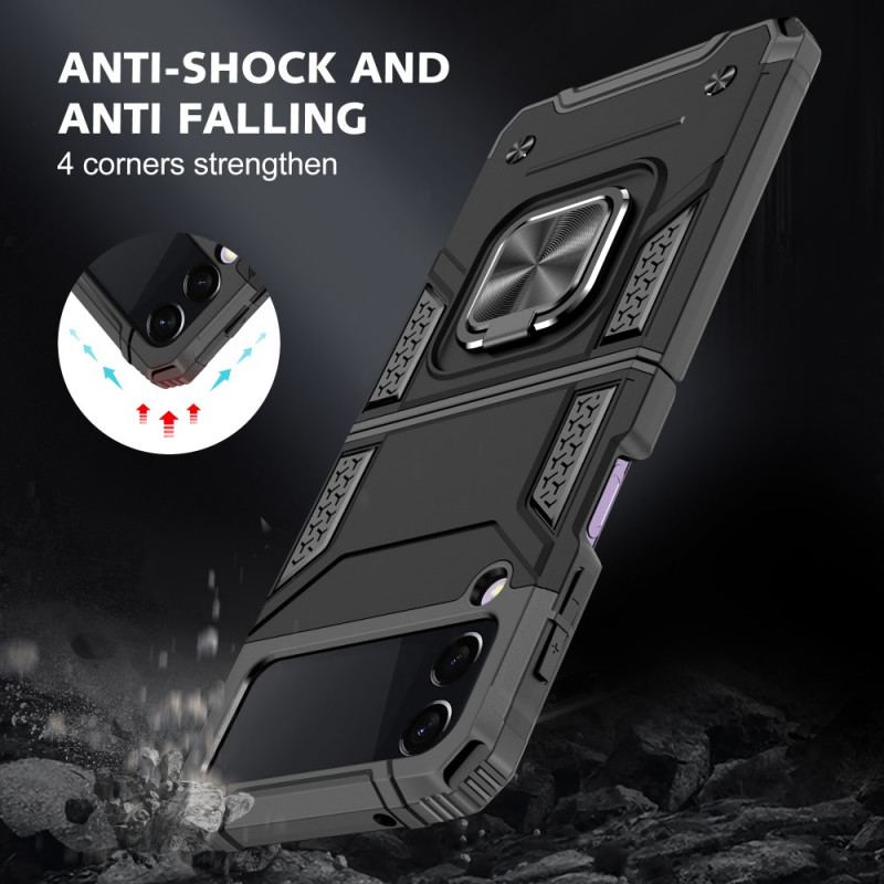 Cover Samsung Galaxy Z Flip 3 5G Flip Cover Ring Resistent