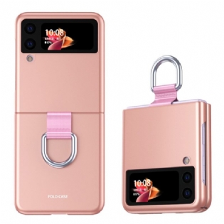 Cover Samsung Galaxy Z Flip 3 5G Flip Cover Skin-touch Med Ring