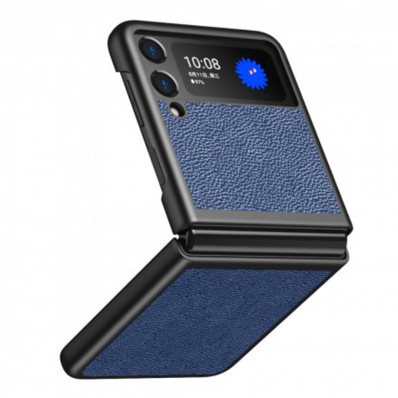 Cover Samsung Galaxy Z Flip 3 5G Flip Cover Stil Læder Design