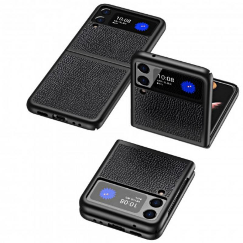 Cover Samsung Galaxy Z Flip 3 5G Flip Cover Stil Læder Design