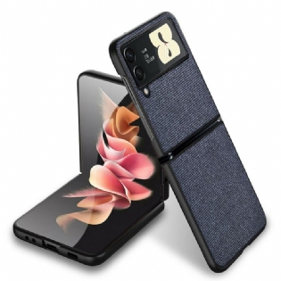 Cover Samsung Galaxy Z Flip 3 5G Flip Cover Stoftekstur