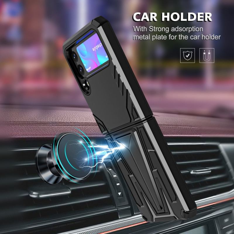 Cover Samsung Galaxy Z Flip 3 5G Flip Cover Ultra Resistent V-beslag