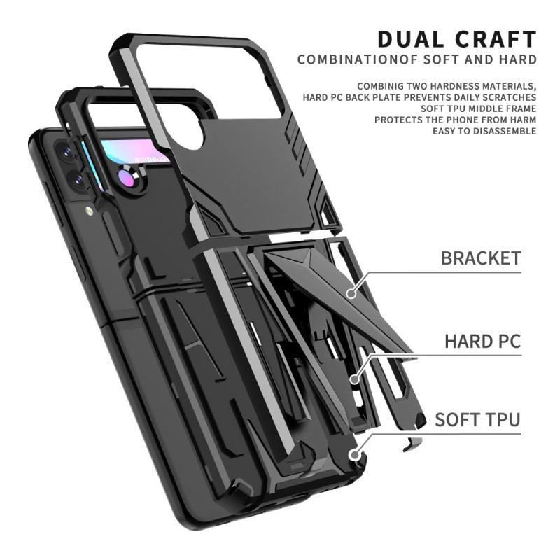Cover Samsung Galaxy Z Flip 3 5G Flip Cover Ultra Resistent V-beslag