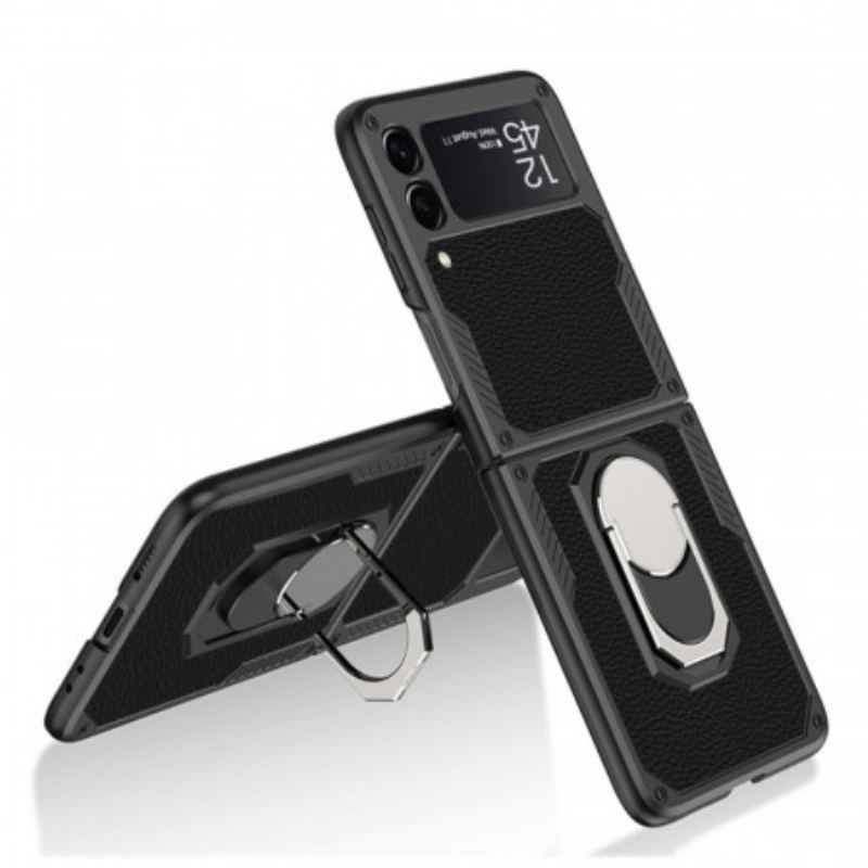 Mobilcover Samsung Galaxy Z Flip 3 5G Flip Cover Gkk Læder Støttering