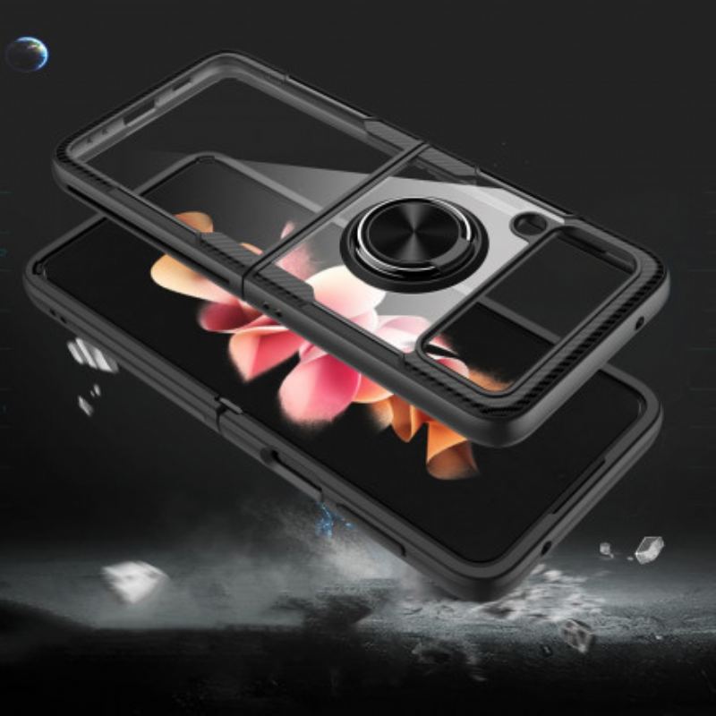 Mobilcover Samsung Galaxy Z Flip 3 5G Flip Cover Magnetisk Ring Hybrid