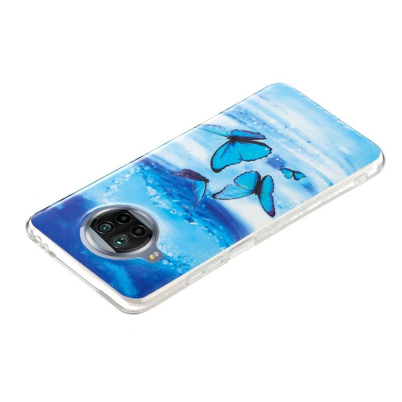Cover Xiaomi Mi 10T Lite Neon Sommerfugle Serien