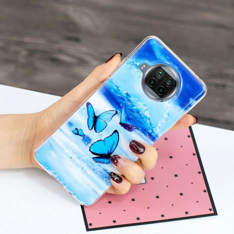 Cover Xiaomi Mi 10T Lite Neon Sommerfugle Serien