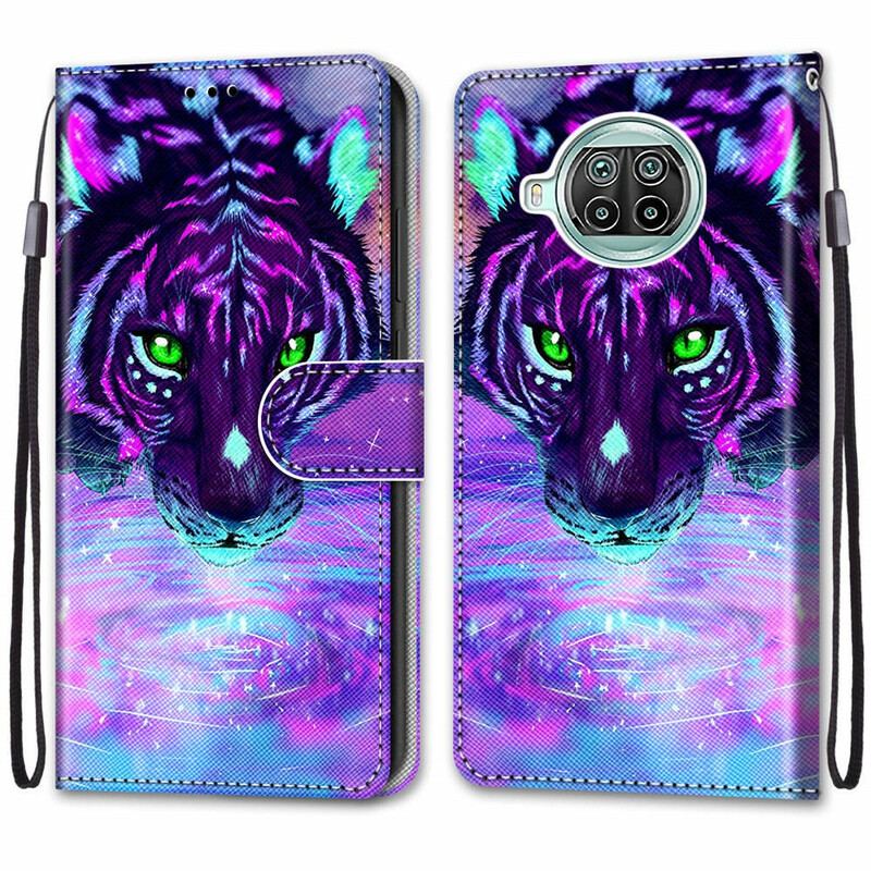 Flip Cover Xiaomi Mi 10T Lite Feline Med Snor