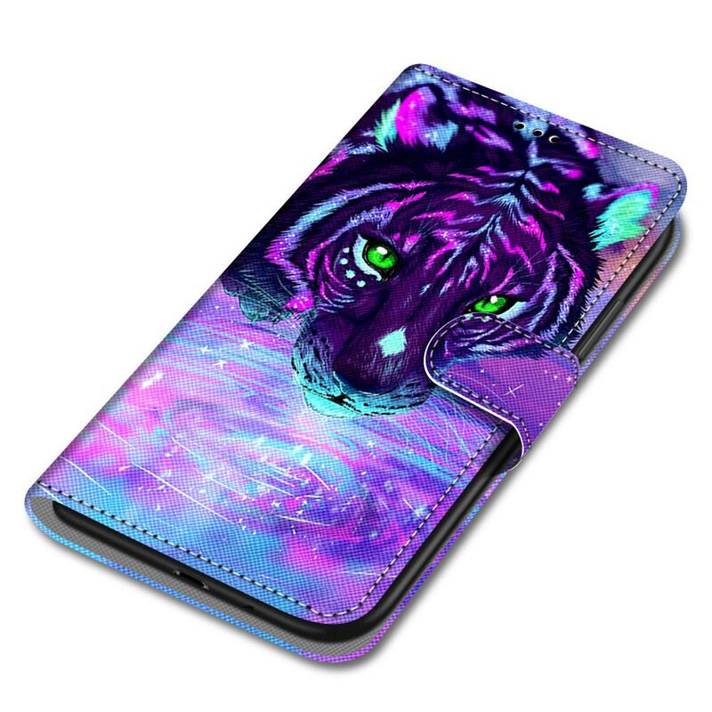 Flip Cover Xiaomi Mi 10T Lite Feline Med Snor