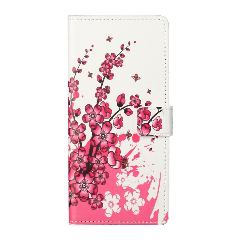 Flip Cover Xiaomi Mi 10T Lite Tropiske Blomster