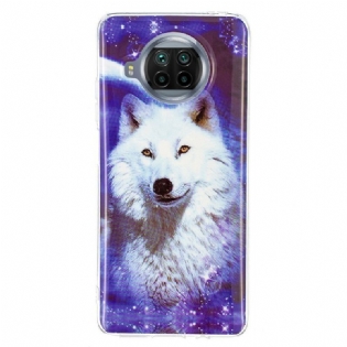 Mobilcover Xiaomi Mi 10T Lite Fluorescerende Wolf Series