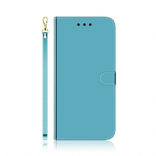 Flip Cover Xiaomi Mi 10 / 10 Pro Spejlcover I Imiteret Læder