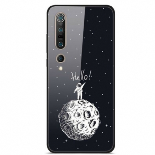 Mobilcover Xiaomi Mi 10 / 10 Pro Hej Moon Hærdet Glas