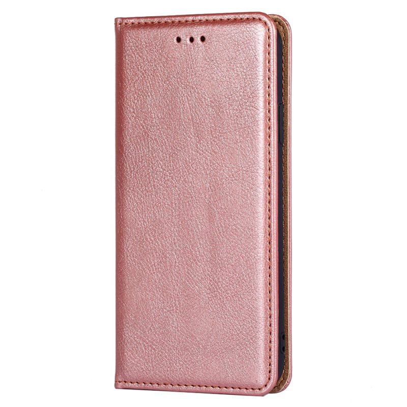 Cover Xiaomi Redmi 10X / 10X Pro Flip Cover Imiteret Lædersøm