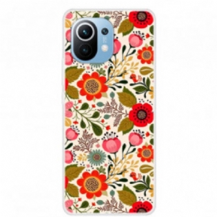 Cover Xiaomi Mi 11 (5G) Blomstertapet