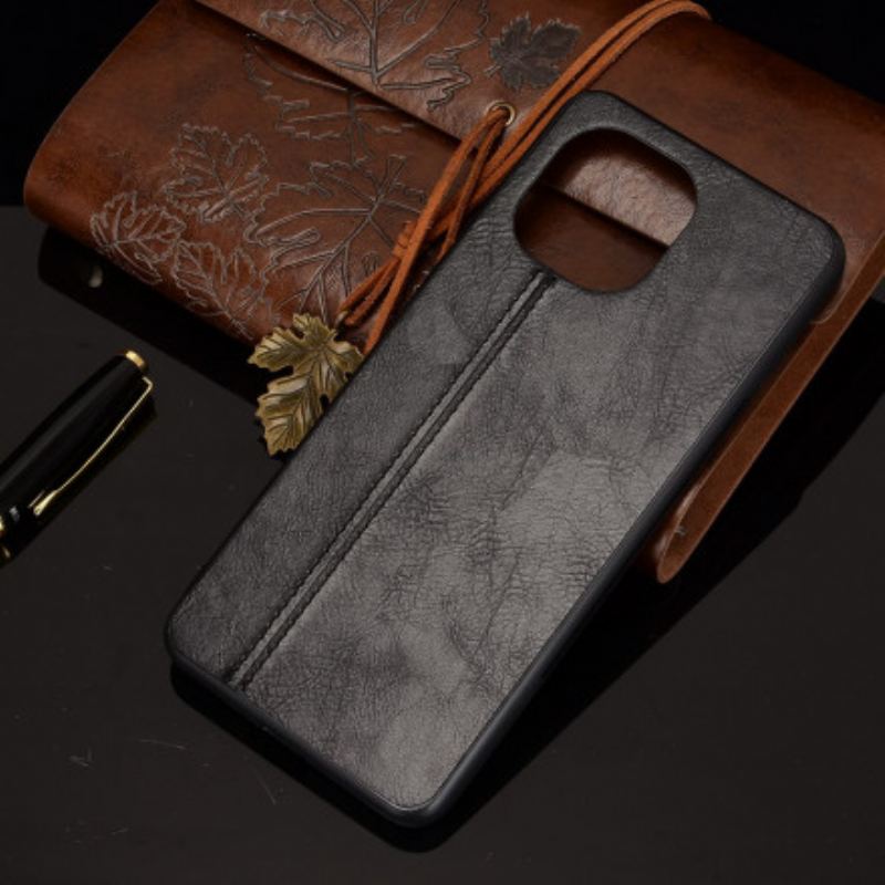 Cover Xiaomi Mi 11 (5G) Couture Lædereffekt