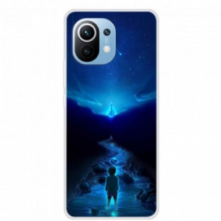 Cover Xiaomi Mi 11 (5G) Futuristisk Silikonelandskab