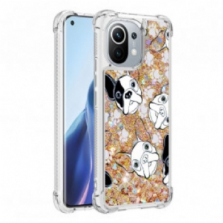 Cover Xiaomi Mi 11 (5G) Mr Hunde Pailletter