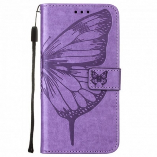 Flip Cover Xiaomi Mi 11 (5G) Sommerfugledesign Med Snor
