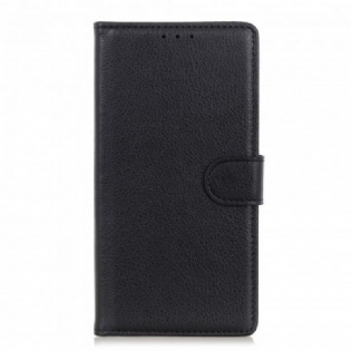 Flip Cover Xiaomi Mi 11 (5G) Traditionelt Litchi Imiteret Læder