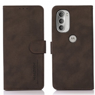 Flip Cover Moto G51 5G Khazneh Fashion Læder Effekt