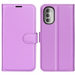Læder Cover Moto G51 5G Klassisk