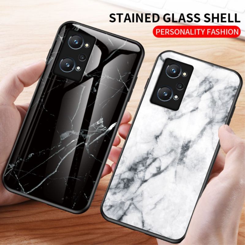 Cover Realme GT Neo 3T / Neo 2 Marmorfarver Hærdet Glas