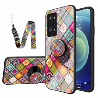 Cover Realme GT Neo 3T / Neo 2 Patchwork Magnetisk Holder