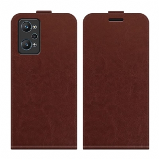 Flip Cover Realme GT Neo 3T / Neo 2 Læder Cover Lodret Klap I Lædereffekt