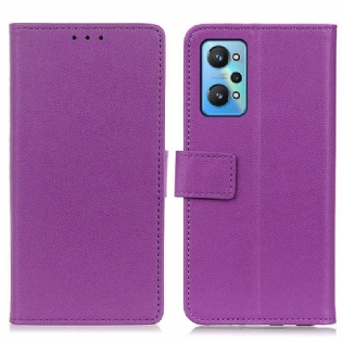 Flip Cover Realme GT Neo 3T / Neo 2 Premium Litchi Imiteret Læder