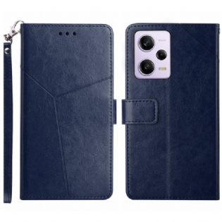 Flip Cover Xiaomi Redmi Note 12 Pro Med Snor Y Strappy Design