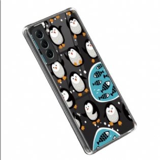 Cover Samsung Galaxy S23 5G Sømløse Pingviner