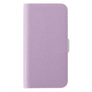 Flip Cover Samsung Galaxy S23 5G Imiteret Læder Slik