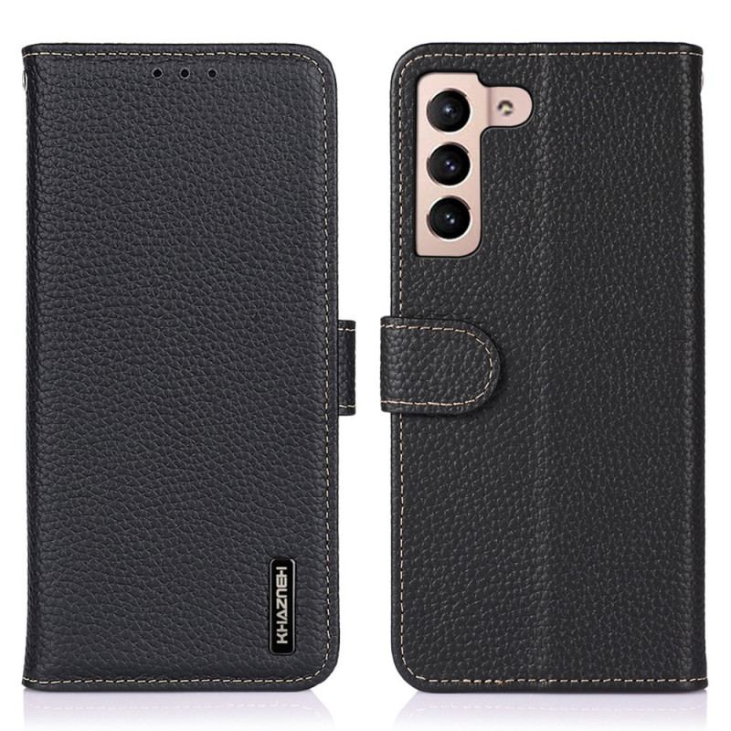 Flip Cover Samsung Galaxy S23 5G Khazneh Litchi Læder