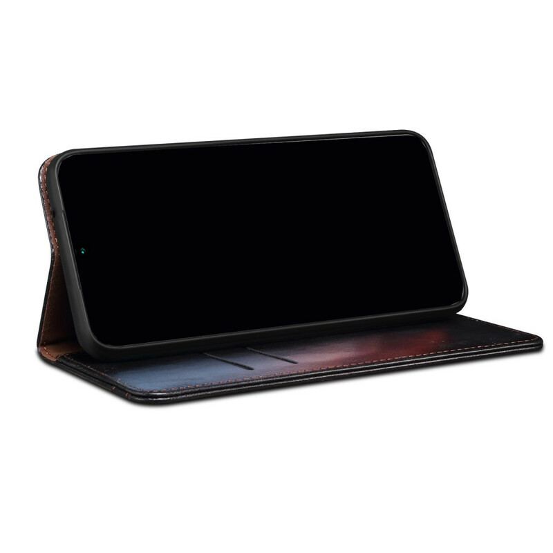 Cover Oppo A16 / A16s Flip Cover Voksbehandlet Kunstlæder