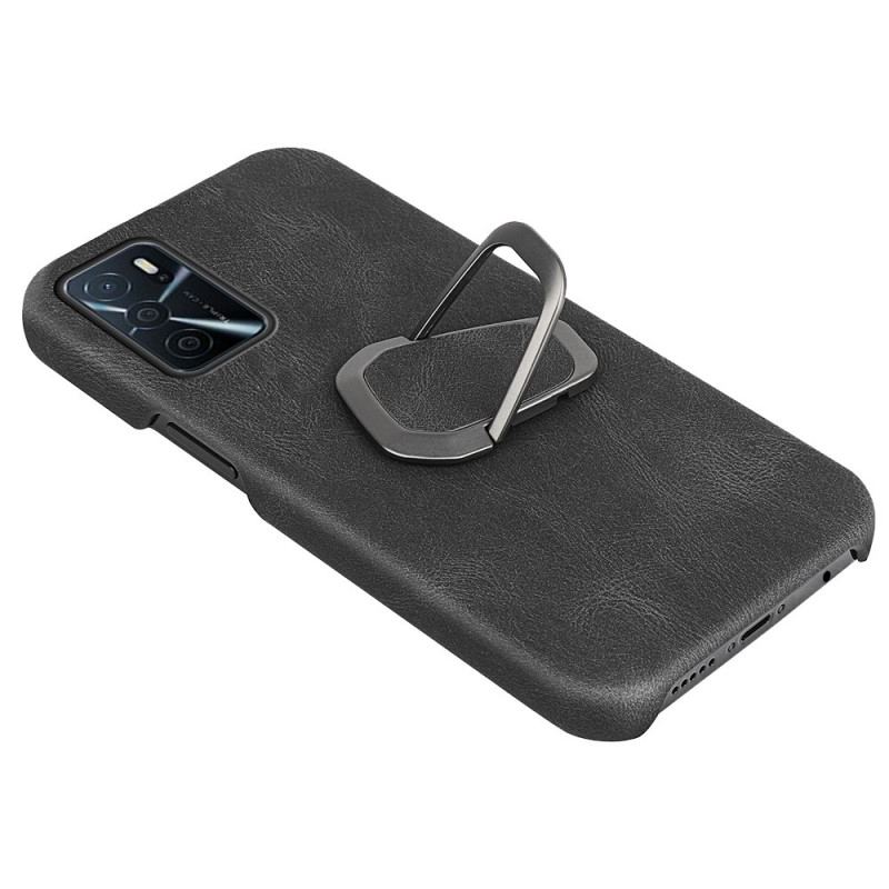 Cover Oppo A16 / A16s Læder Effekt Ring-støtte Nye Farver