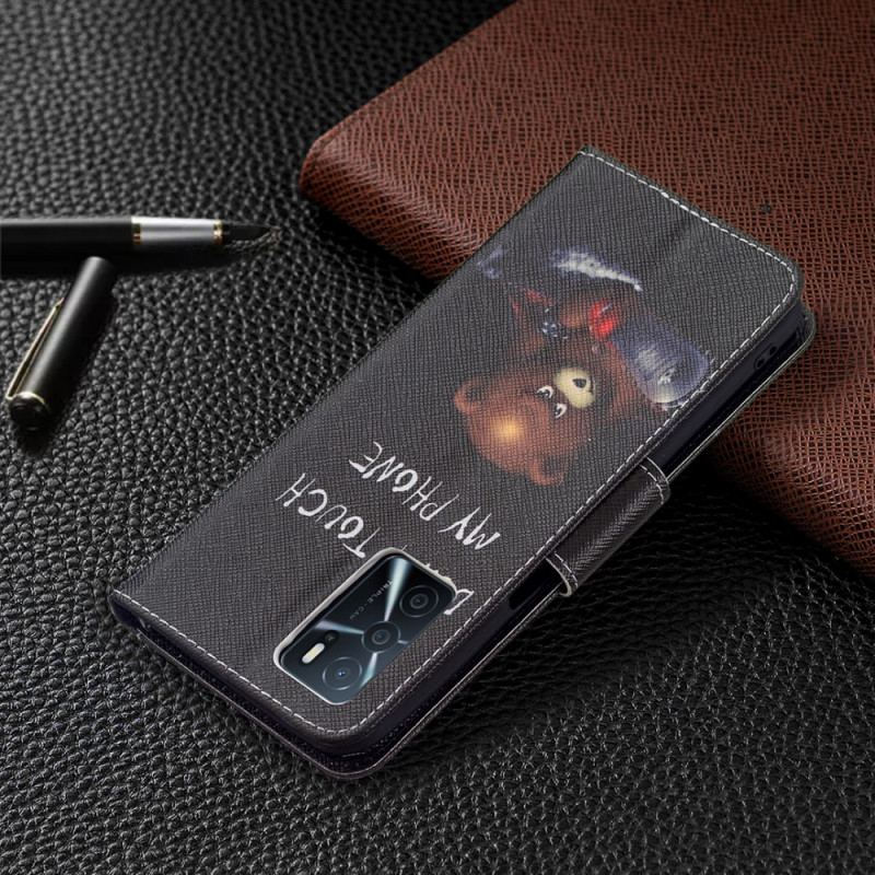 Flip Cover Oppo A16 / A16s Farlig Bjørn