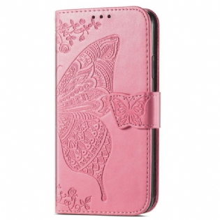 Flip Cover Oppo A16 / A16s Halve Sommerfugle