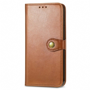 Flip Cover Oppo A16 / A16s Kunstlæder Og Vintage Lås