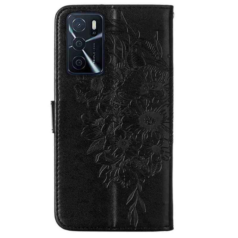 Flip Cover Oppo A16 / A16s Sommerfugle Design