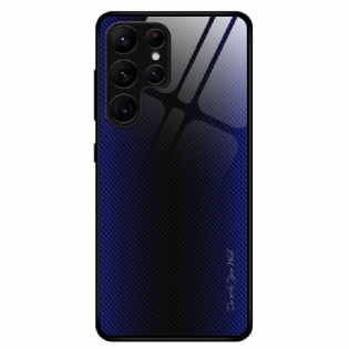 Cover Samsung Galaxy S23 Ultra 5G Kulfiber Hærdet Glas