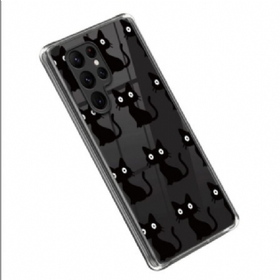 Cover Samsung Galaxy S23 Ultra 5G Sorte Katte