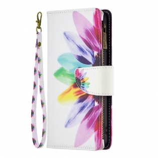Flip Cover Samsung Galaxy S23 Ultra 5G Punge Etui Blomster Tegnebog