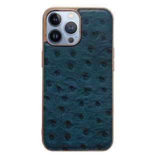 Cover iPhone 14 Pro Max Tekstureret Ægte Læder