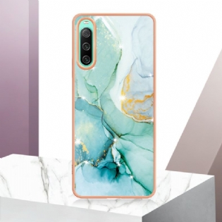 Cover Sony Xperia 10 IV Farvet Marmor