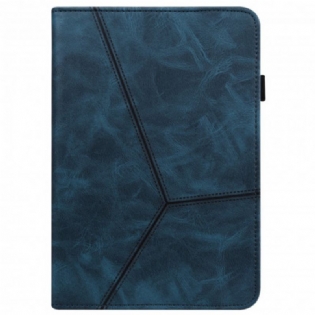 Etui Huawei MatePad 11 (2021) Geometrisk Lædereffekt