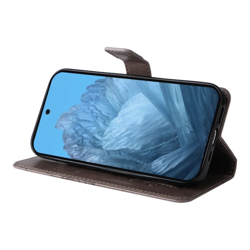 Flip Cover Google Pixel 9 Pro Kæmpesommerfugle Med Rem
