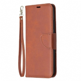 Flip Cover Realme C11 Læder Cover Glat Flap Skrå