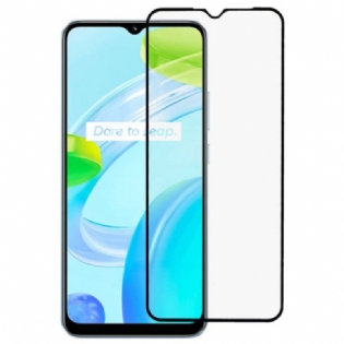 Sort Contour Hærdet Glasbeskyttelse Til Realme C30