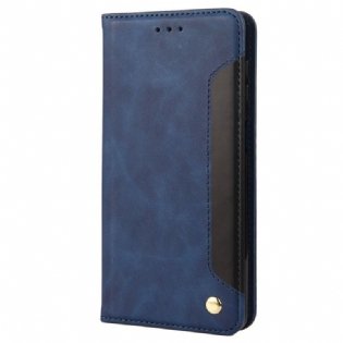 Cover Xiaomi Redmi 10C Flip Cover Bicolor Med Nitte